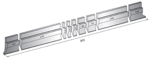 Tools - Pictures 25 805 mm Segmented Punch Set