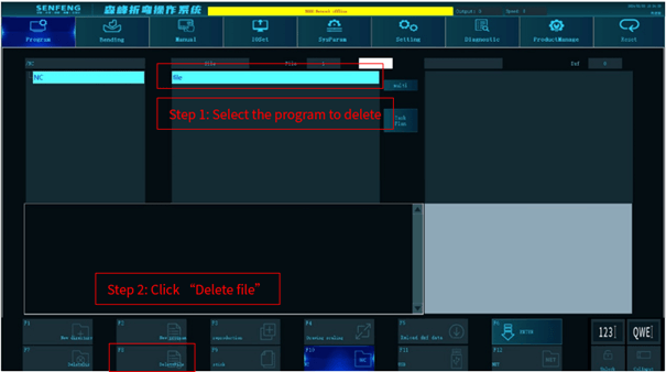Delete the Directory or Program