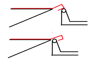 fold the workpiece upward