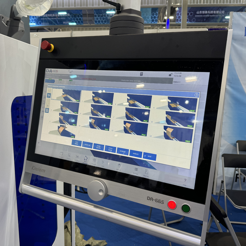CNC PRESS BRAKE USE DELEM DA66S Controller At the Canton Fair - 135th canton fair 6