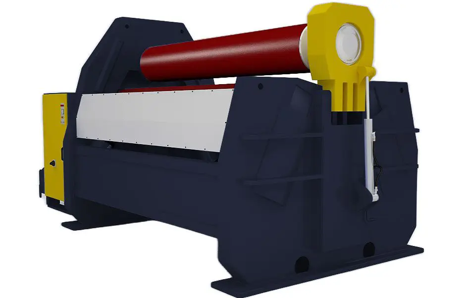 4-roll-plate-bending-machine Sturdy Steel Structure W12 4-Rolls Sheet Metal Plate Bending Machine - 4 roll plate bending machine sturdy steel structure