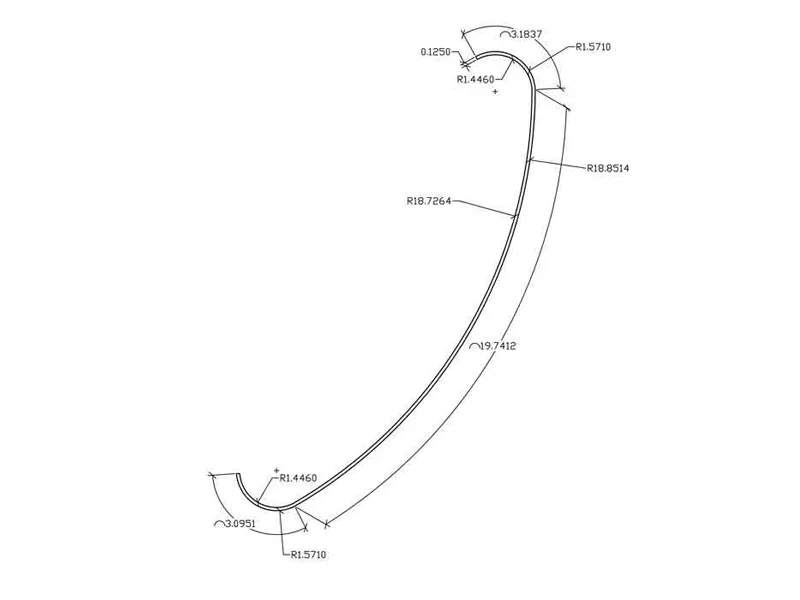 Cosmetic Press Brake Tools: Achieving Mar-Free Bends for Sensitive Materials - Pictures 11 Figure 7: This complex form was made in just five hits using two different punches and one urethane-pad die.
