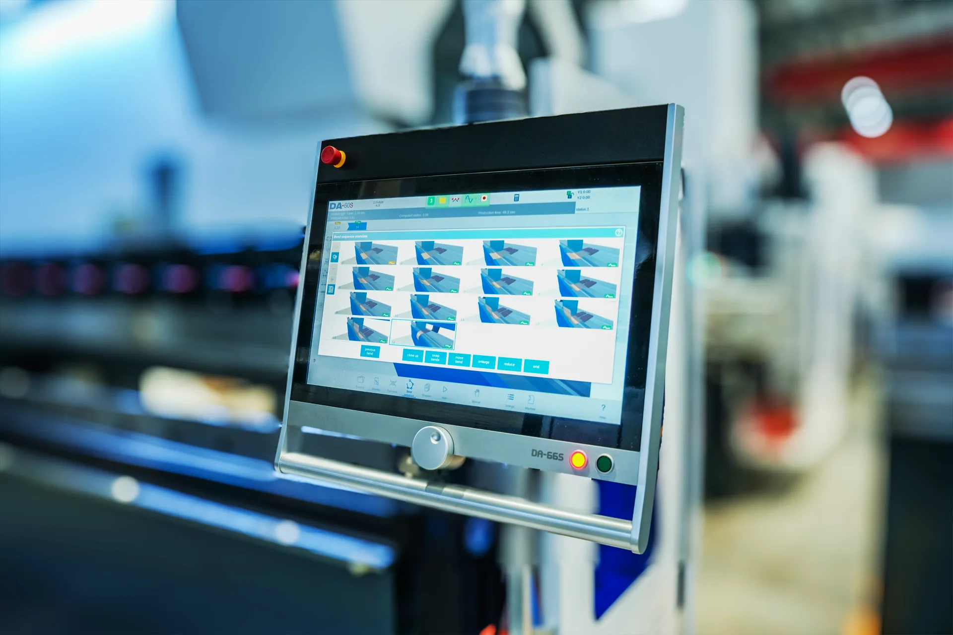 DELEM DA66S Press Brake Machine Price, PBS-175T3200 DA66S 6+1 Axis - Pictures 10 DELEM DA-66S Control