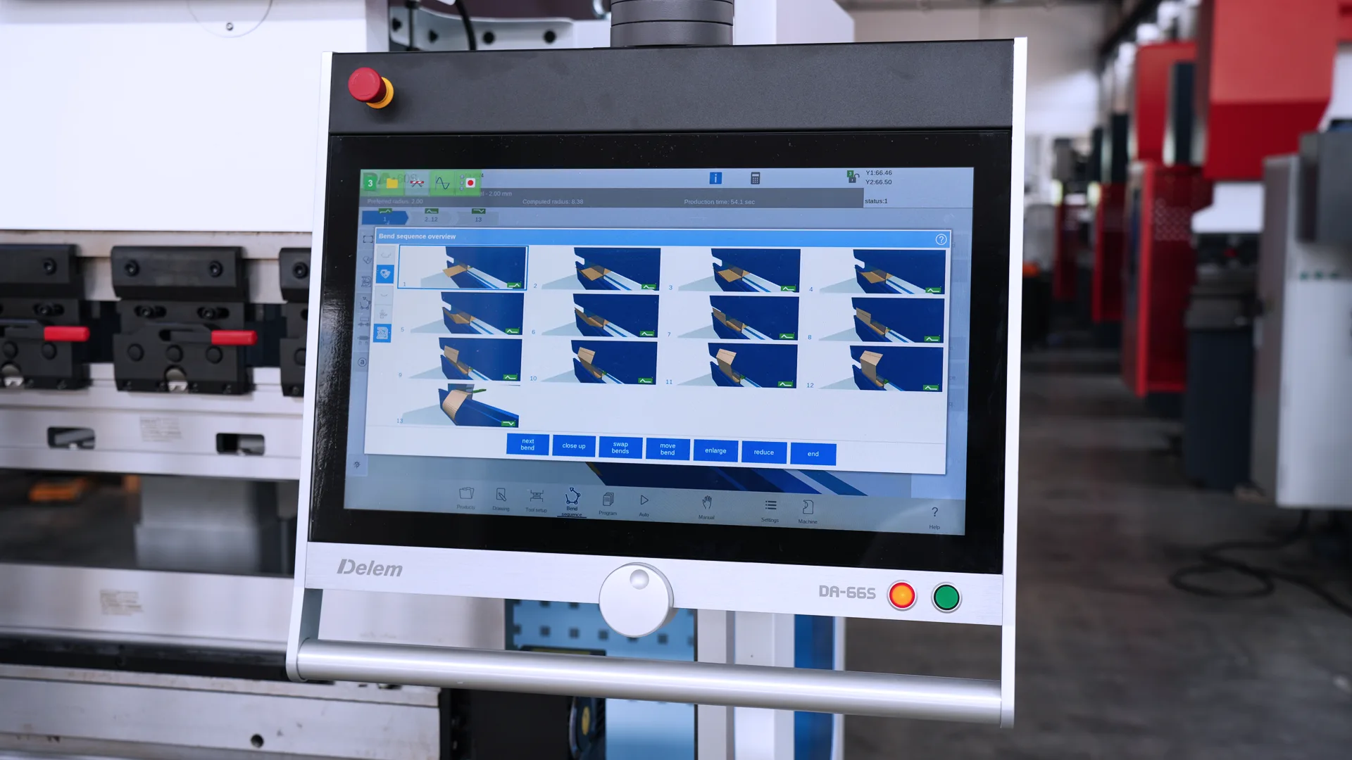 Press Brake Working Principles Explained: A Complete Guide - Pictures 9 Delem DA-66S CNC control