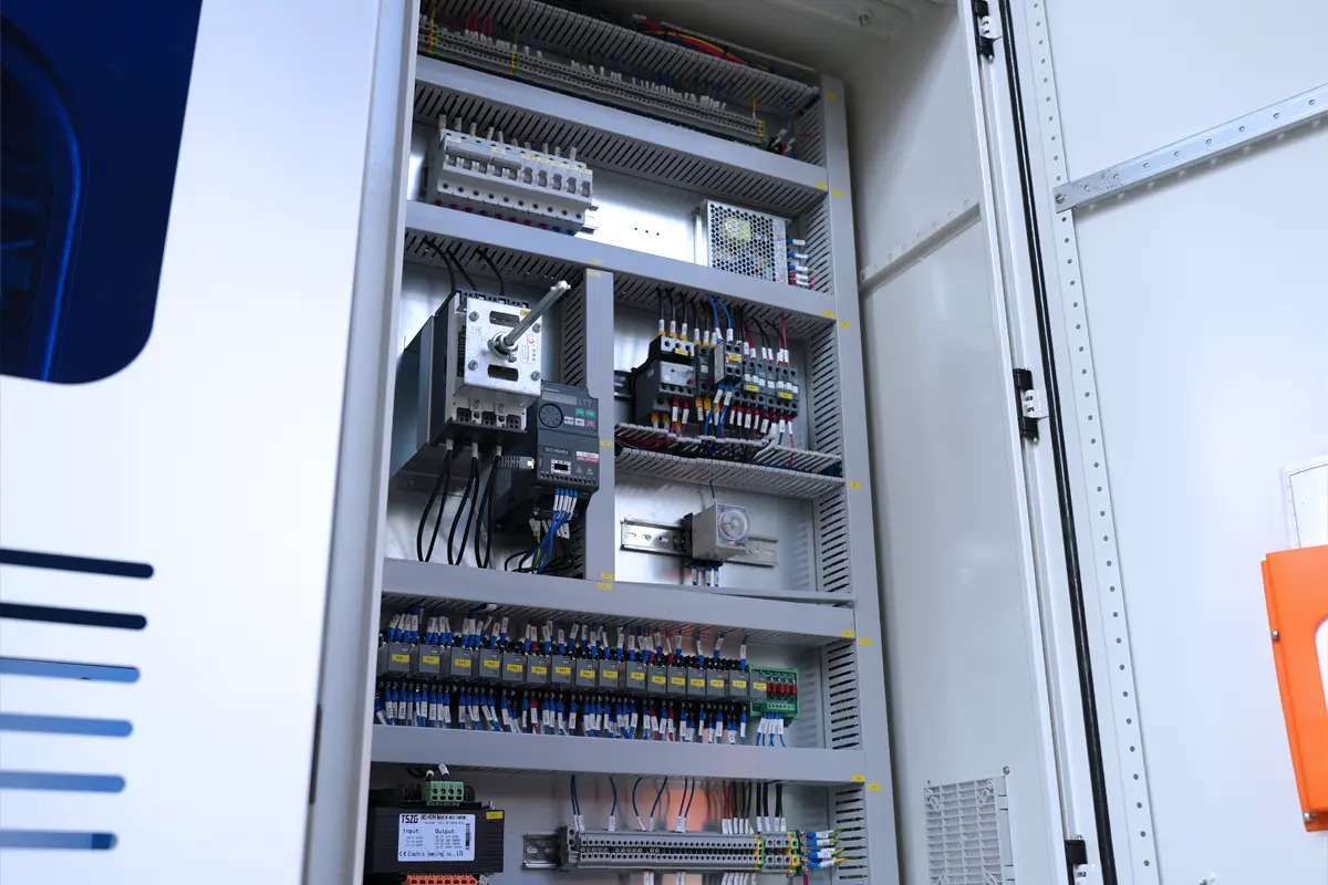 WC67K Series Press Brake with E21 Controller - Pictures 5 Delta Inverter and Schneider Electric
