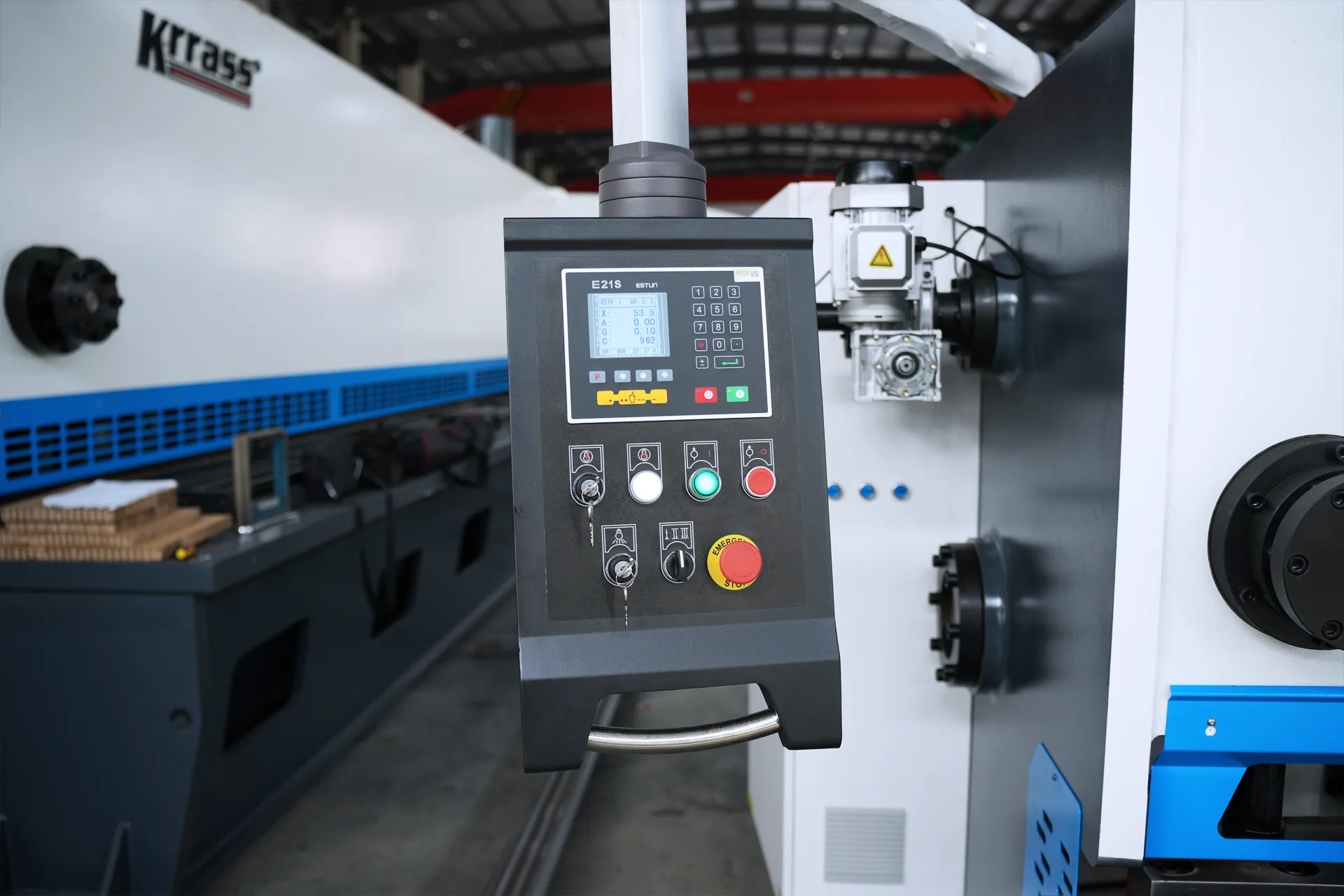 QC11K-12X3200 Hydraulic Guillotine Shearing Machine - Pictures 10 ESTUN E21S Control