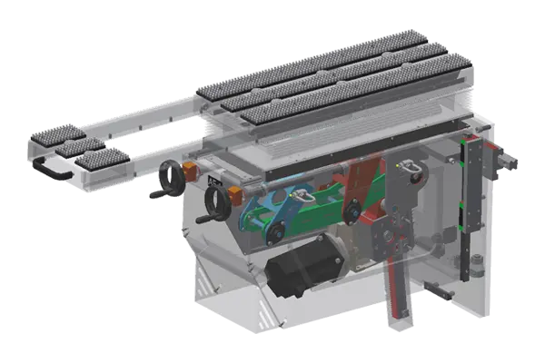 Front Sheet Follower Supports System PBS CNC Press Brake Machine - front sheet follower supports system