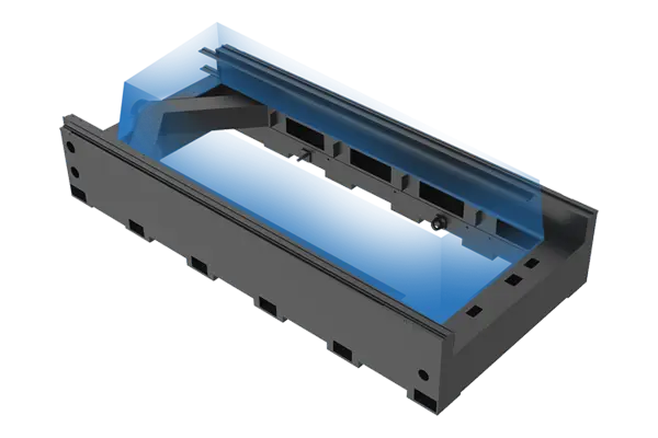 Heavy-load Thermal Isolated Hollow Bed Full-Protective Double Exchange Platform Laser Metal Cutting Machine - heavy load thermal isolated hollow bed
