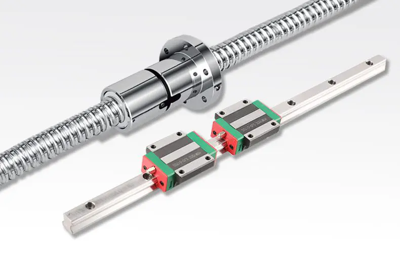 Vertical V Grooving Machine - Pictures 7 Hiwin Balll Screw&Linear Guide from Taiwan