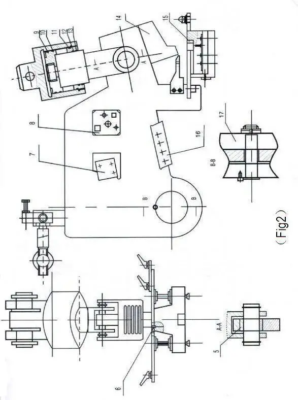 Q35Y Hydraulic Ironworker Machine Operation Guide - Pictures 7 Hydraulic Ironworker Section Cutting Station Drawing