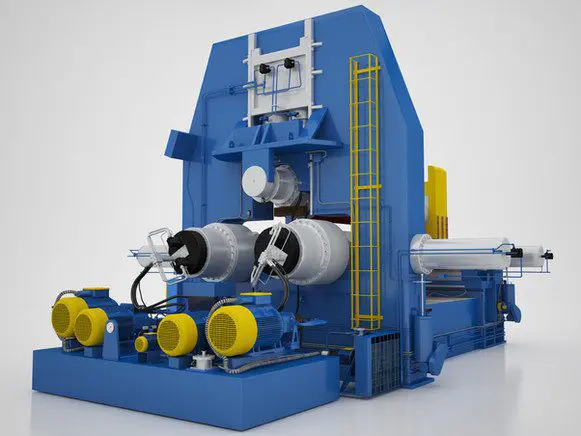 product-rendering-02 W11S 3-Rollers Variable Geometry Plate Roller Machine - product rendering 02 1