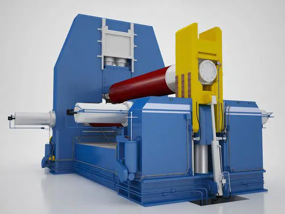 product-rendering-03 W11S 3-Rollers Variable Geometry Plate Roller Machine - product rendering 03 1