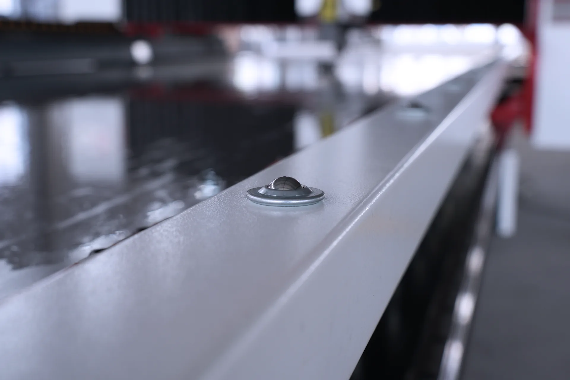 V Grooving Machine for Sheet Metal, Horizontal V Grooving Machine, RAS-1250X3200 - Pictures 15 Side Ball Support