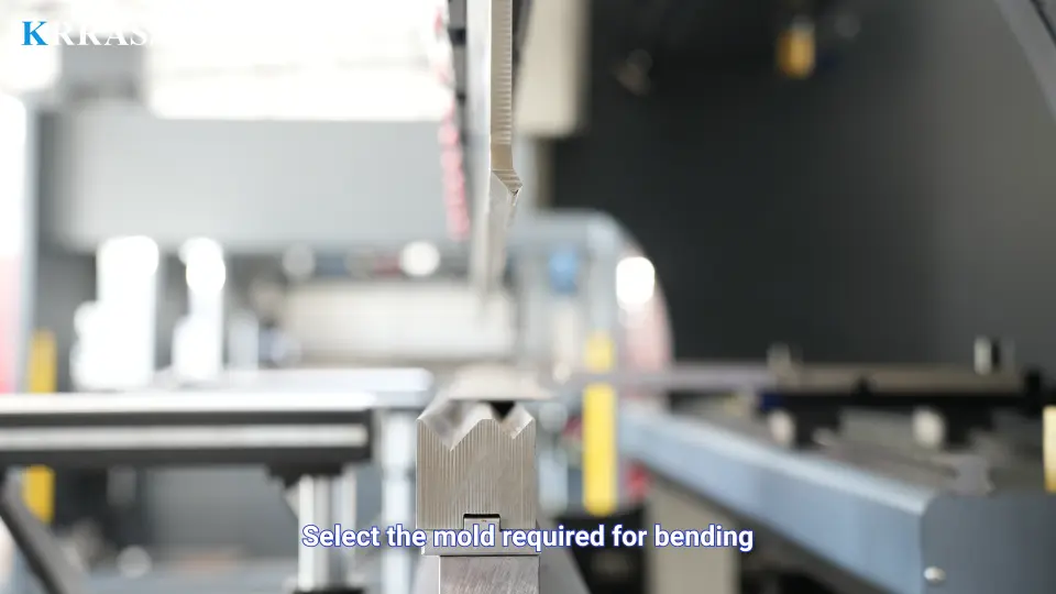 DELEM DA53T CNC Press Brake(Bending Operation Manual) – V - Pictures 7 3. Mold for installation