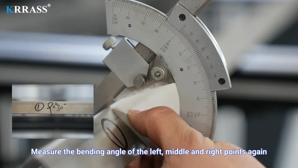 DELEM DA53T CNC Press Brake(Bending Operation Manual) – V - Pictures 20 Measuring ① position angle