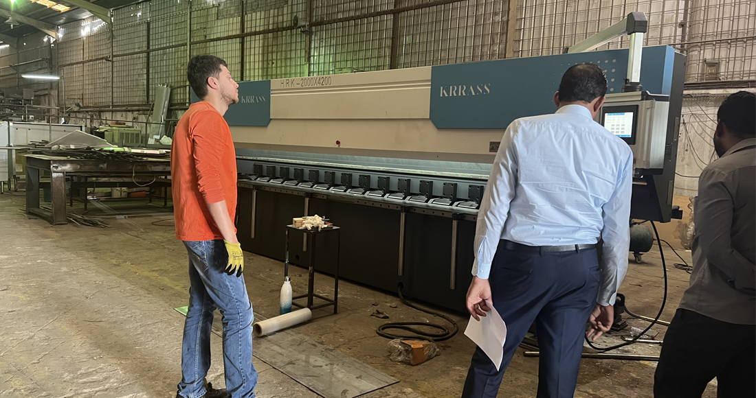 Vertical V Gooving Machine in Saudi Arabia